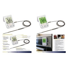 TFA White Cooking Thermometer - Precision, Quality & Style for Perfect Cooking Every Time!